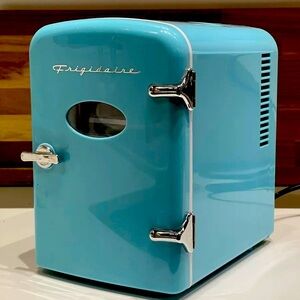 A mini fridge